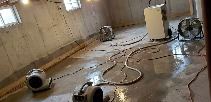 Large-Scale Water Damage Cleanup in Ellenwood